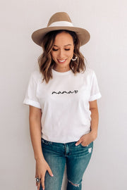 Mama White Tee