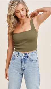 Olive You Sweater Tank - McKenna Rose Boutique